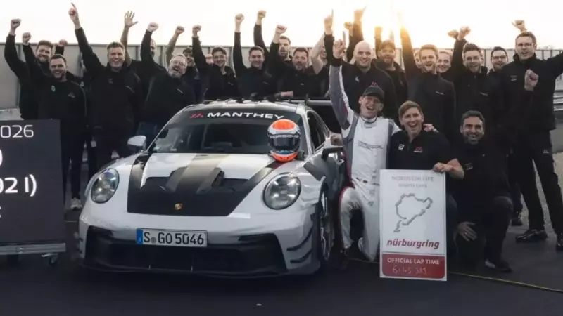 Porsche 911 GT3 RS with Manthey Kit Dominates Nürburgring, Outperforms High-Powered Rivals