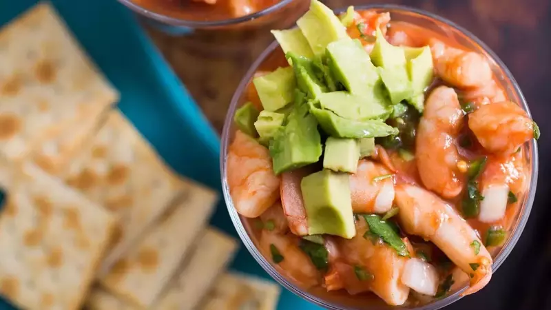 Elevated Mexican Shrimp Cocktail: A Perfectly Balanced Flavor Experience