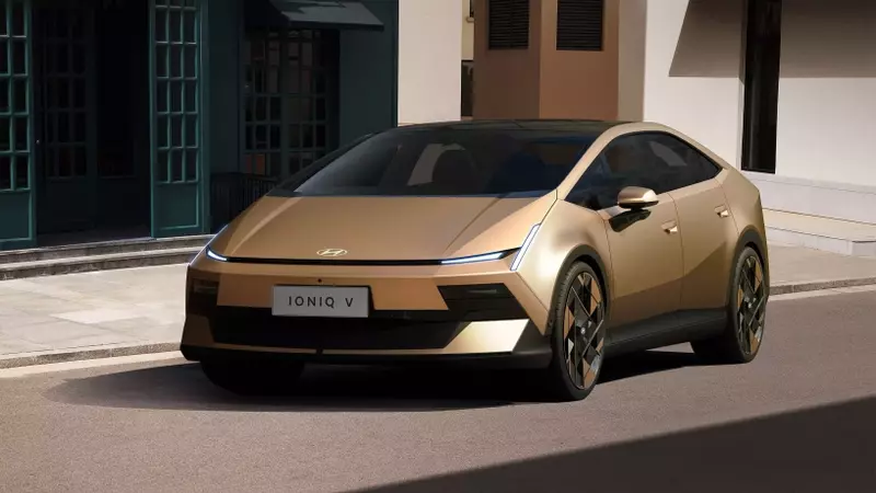 Hyundai Introduces Ioniq V Electric Sedan for Chinese Market