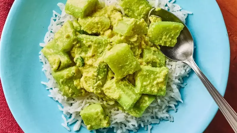 Kakdichi Amti: Indian Cooked Cucumbers with Coconut-Tamarind Sauce