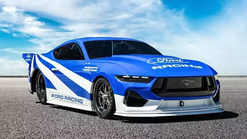 Ford's Electric Mustang Cobra Jet 2200 Shatters EV Speed Records