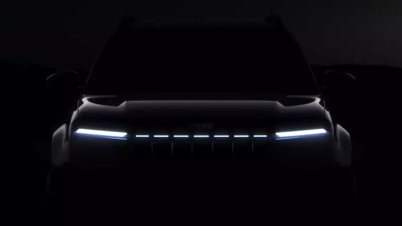 Jeep's Smallest SUV Teases a New Illuminated Grille