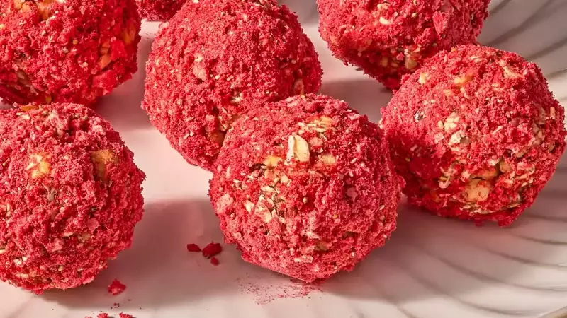 Refreshing Lemon-Strawberry Energy Spheres: A Quick and Healthy Snack