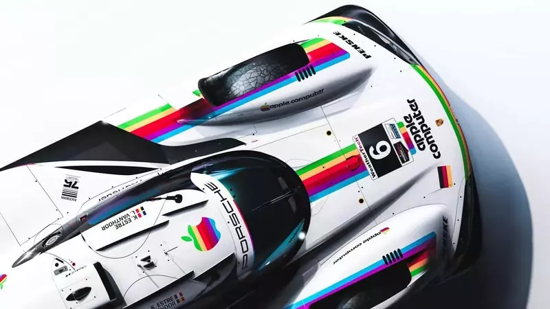 Porsche Revives Iconic Apple Livery for 963 Race Cars
