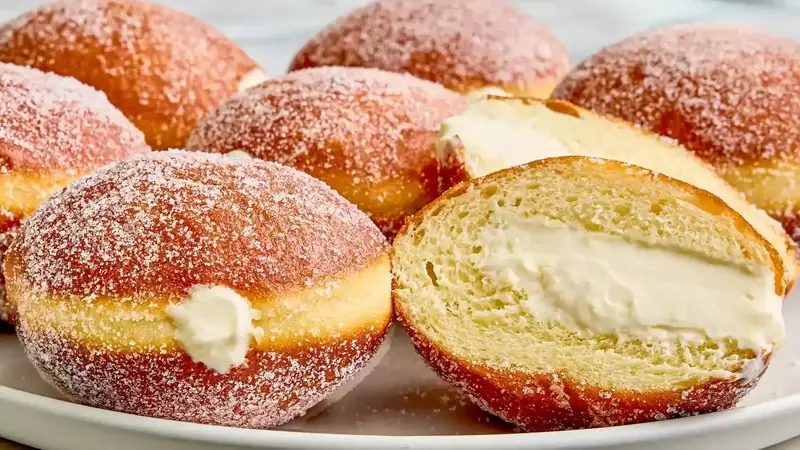 The Art of Crafting Exquisite Cream-Filled Doughnuts