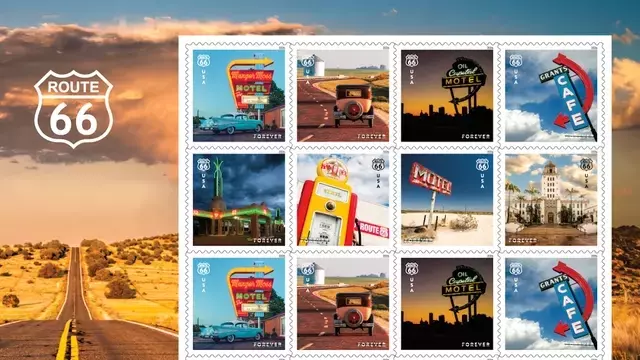Route 66 Commemorative Stamps Issued by USPS