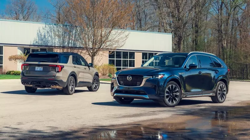 Mid-Size SUV Showdown: Ford Explorer ST vs. Mazda CX-90 Turbo S