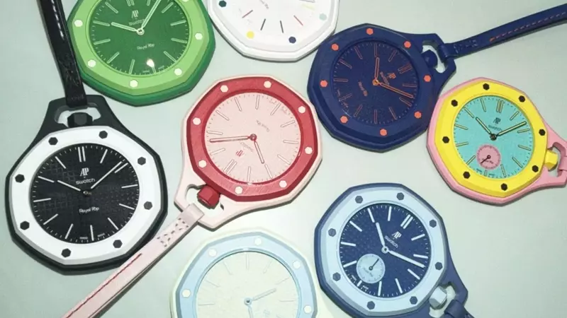 Audemars Piguet and Swatch Unveil Revolutionary Royal Pop Pocket Watch Collection