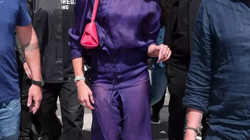 Dua Lipa's Bold Color Statement at Cannes
