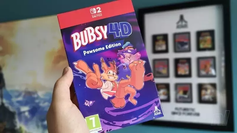 Unboxing the 'Pawsome Edition' of Bubsy 4D on Switch 2