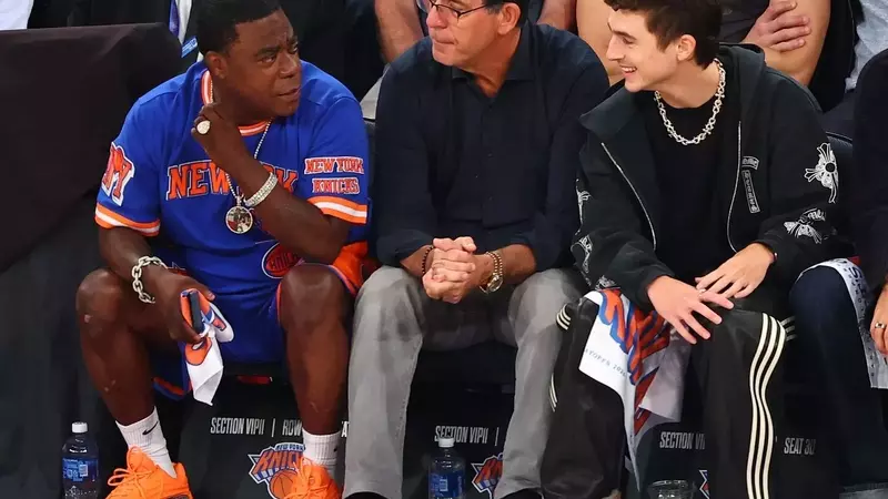 Timothée Chalamet's Courtside Comfort: Mini Uggs Take Center Stage at Knicks Game