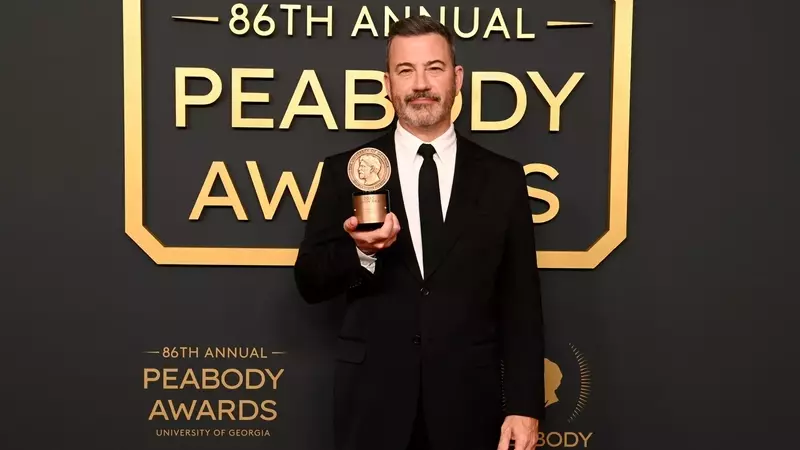 Jimmy Kimmel Honored at Peabody Awards, Reflects on Political Comedy