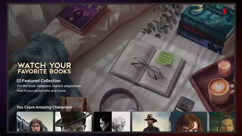 Netflix Unveils New Hub for Book-to-Screen Adaptations, Categorized by Reader Preferences