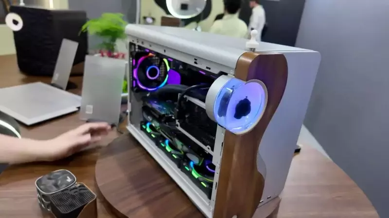 Amiiba's Ferra Micro-ATX PC Case: A Unique Blend of Ferrofluid and Functionality