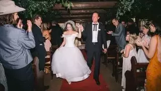 A 1950s-Inspired Texas Wedding for Musician Duo
