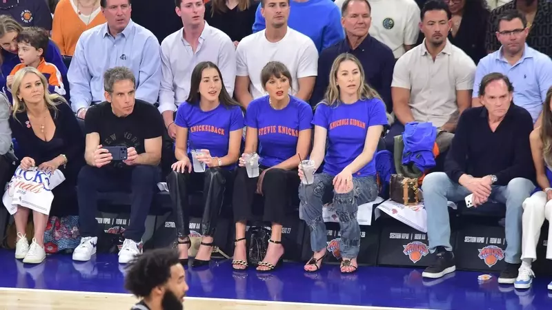 Taylor Swift's 'Stevie Knicks' Shirt Steals the Show at NBA Finals