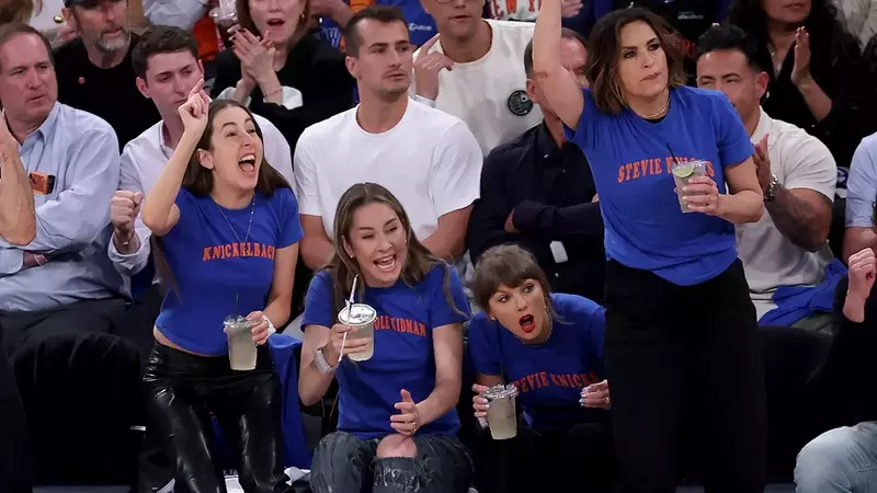 Celebrities' Custom Knicks Shirts Go Viral at NBA Finals
