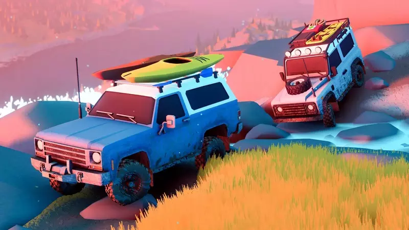 Over the Hill Demo: A Stylized Off-Roading Experience for Driving Enthusiasts