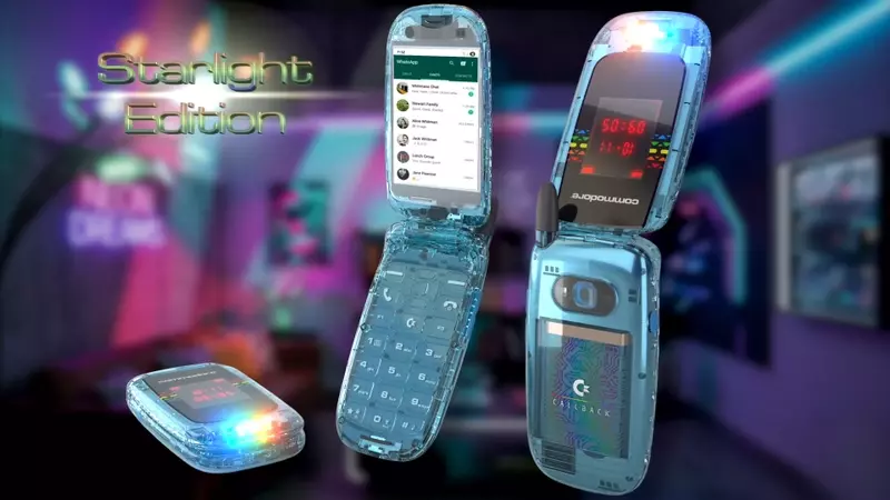 The Commodore Callback 8020: A Retro Flip Phone for the Digital Minimalist