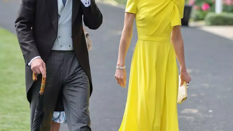 Duchess Catherine's Radiant Yellow Ensemble Illuminates Royal Ascot