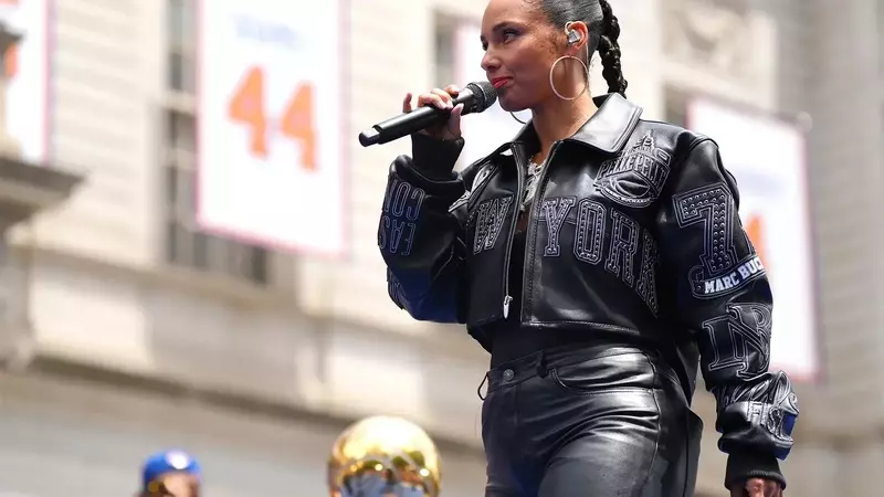 Alicia Keys' Performance at Knicks Championship Parade