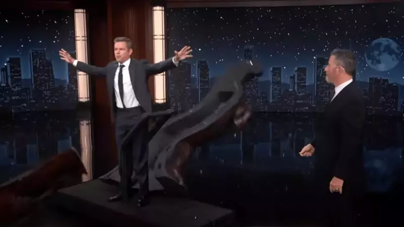 Matt Damon's Comical Disruption on 'Jimmy Kimmel Live!'