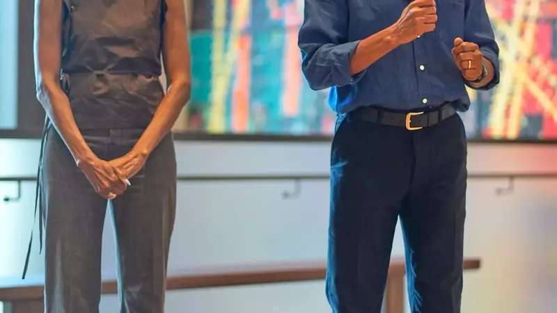 Michelle Obama's Signature Style at the Obama Presidential Center Opening