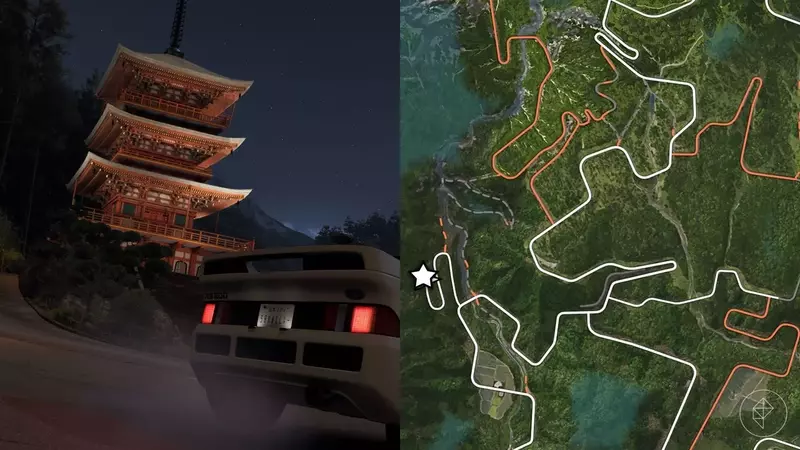 Forza Horizon 6: Finding Nachi Falls Temple for "Temple of Zoom" Challenge