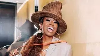 Missy Elliott Attends Louis Vuitton Show, Praising Pharrell's Vision