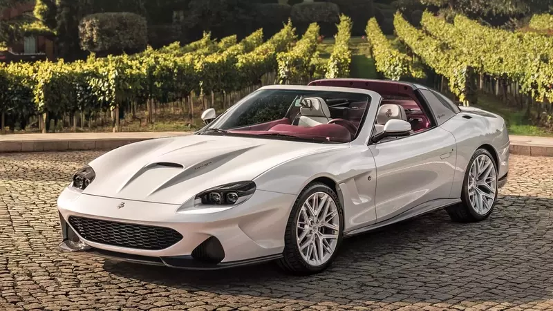 Touring Superleggera Debuts Veloce12 Aperta, a Targa-Top Masterpiece
