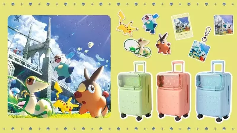 Pokémon’s 30th Anniversary Celebrated with Adorable Plushie-Displaying Luggage