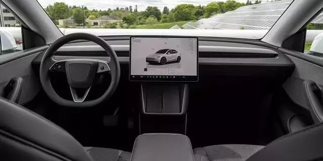 A Closer Look at the 2026 Tesla Model Y Base Interior