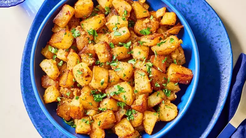 Egyptian Warm Potato Salad with Aromatic Dressing