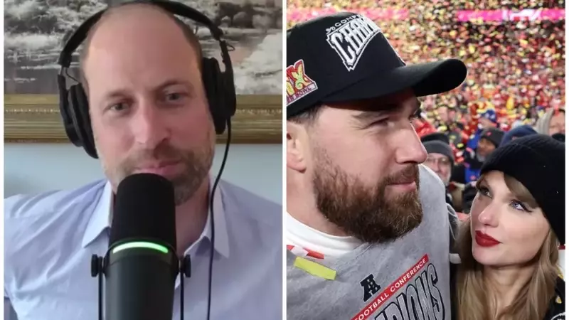 Prince William's Unexpected Appearance on 'New Heights' Podcast, Discussing Taylor Swift and Travis Kelce's Wedding