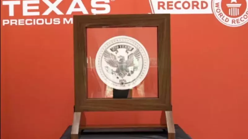 Texas Precious Metals Unveils World's Heaviest Silver Coin for America's 250th Anniversary