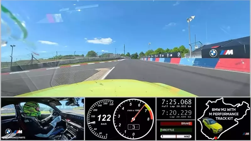 BMW M2 Sets New Nürburgring Lap Record with M Performance Track Kit