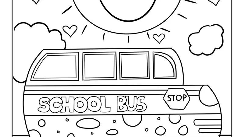 Engaging Back-to-School Coloring Sheets for Children