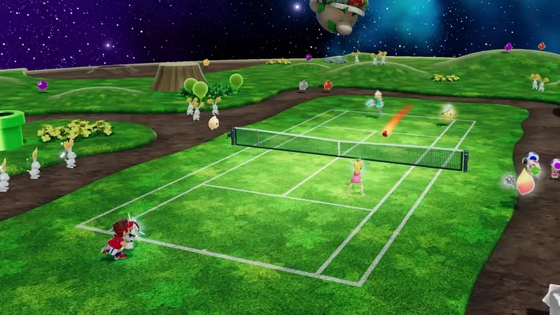 Mario Tennis Fever Receives Super Mario Galaxy-Themed Update and New Features