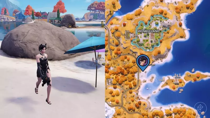 Locating Catwoman in Fortnite Chapter 7 Season 3