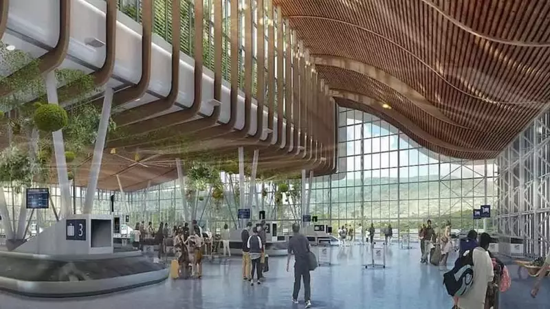 L'Aeroporto Roland Garros e il suo Terminal Bioclimatico all'Avanguardia