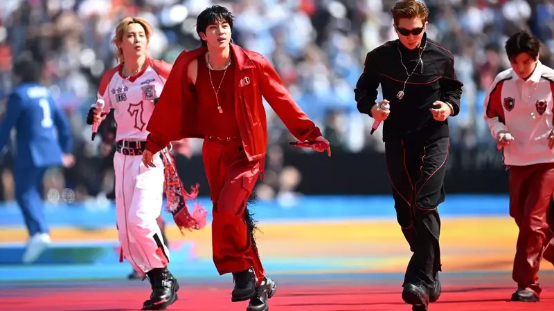 Independent London Designers Shine at World Cup Halftime Show, Dressing BTS Members