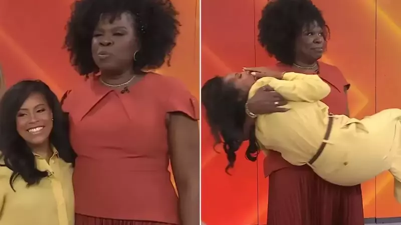 Leslie Jones' Playful Antics on 'Today' Show Highlight Height Difference with Sheinelle Jones