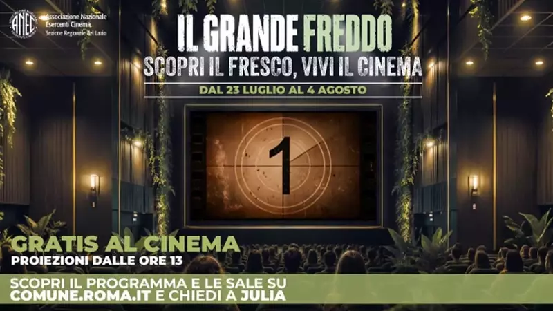 Roma Trasforma Cinema e Biblioteche in Oasi di Freschezza Contro il Caldo Estivo