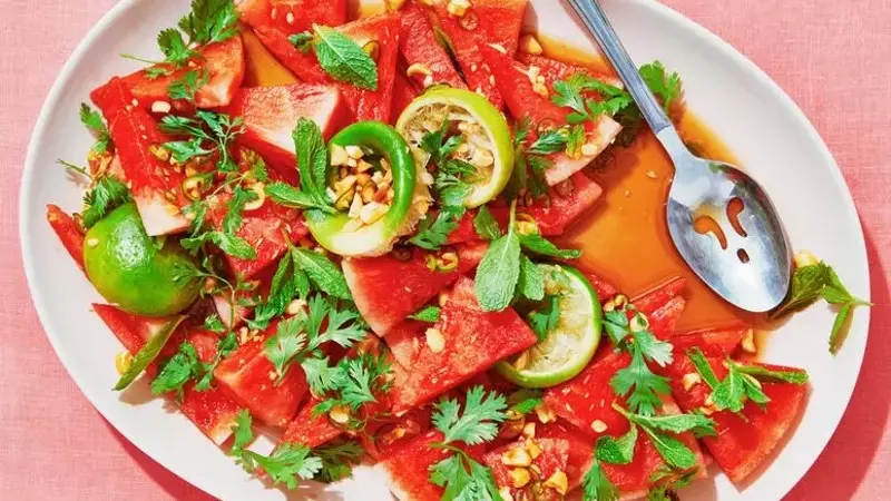 The Viral Watermelon Som Tam Salad: A Summer Sensation