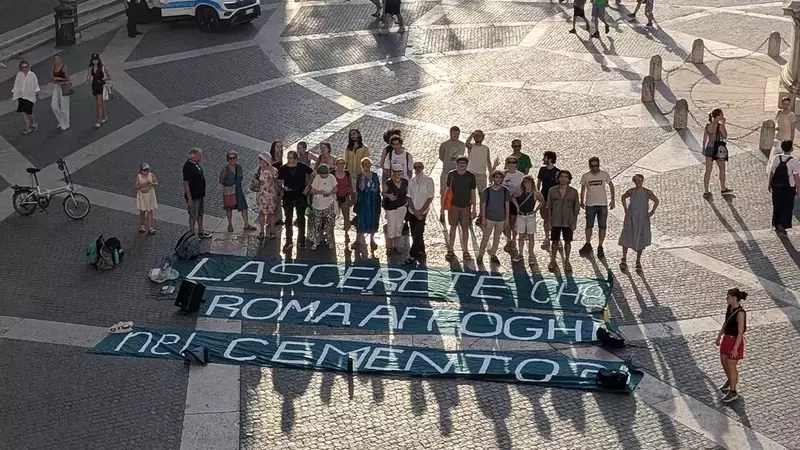 Future di Roma criticano il Piano Regolatore per l'emergenza climatica