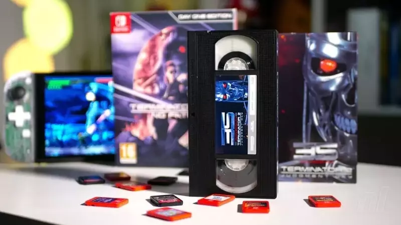 Retro Fighters Unveils Terminator 2-Themed VHS Case for Switch Games