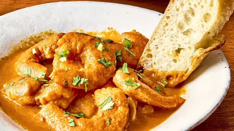 A Culinary Exploration of Shrimp and Chorizo in a Velvety Tomato Sauce