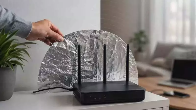 Il segreto del foglio d'alluminio: può davvero potenziare il Wi-Fi di casa?