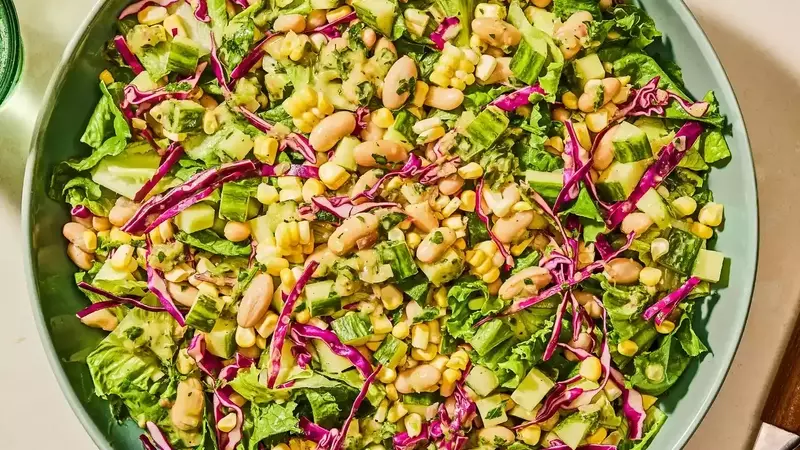Refresh Your Plate: A Vibrant Cucumber, Corn, and White Bean Salad