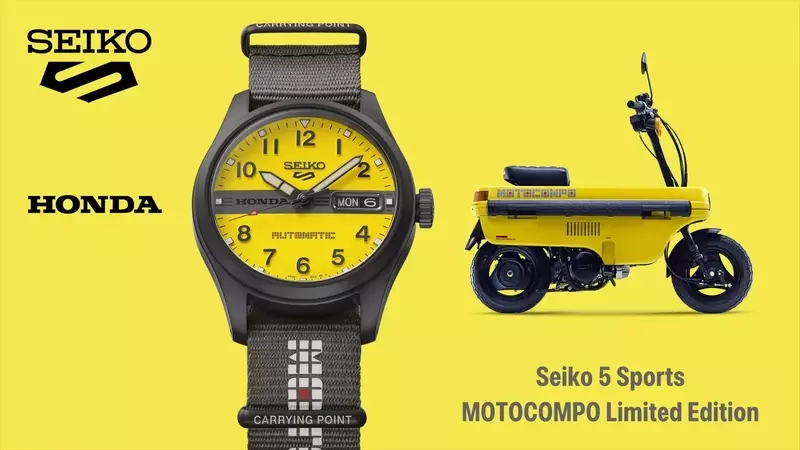 Seiko's Latest Collaboration: A Nod to Honda's Iconic Motocompo